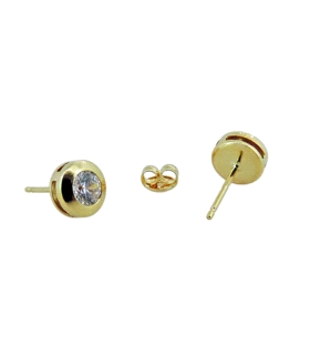 PENDIENTE REDONDO ORO 1ª LEY 4 MM
