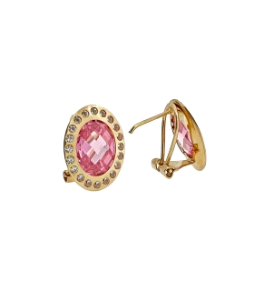 PENDIENTE CLASICO MUJER ORO 18 KTES. 15