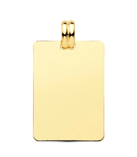 PLACA ORO PRIMERA LEY BRILLO 28 X 20 MM.