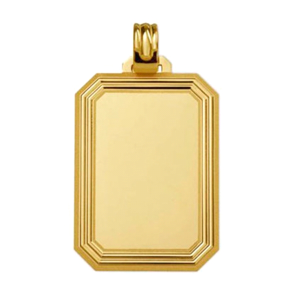 ORO 9.5% 750 PLATA 925 PLACA 45X32