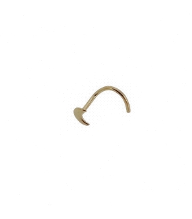 PIERCING NARIZ UNISEX ORO 1ª LEY LUNA