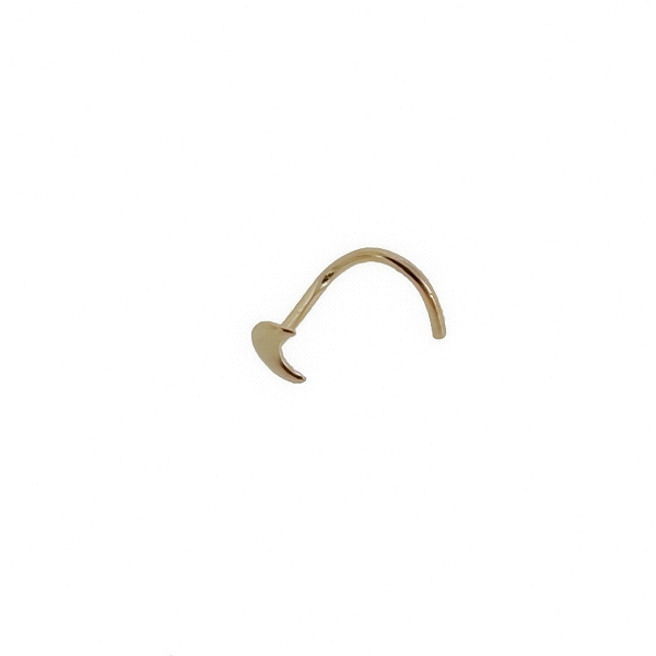 PIERCING NARIZ UNISEX ORO 1ª LEY LUNA