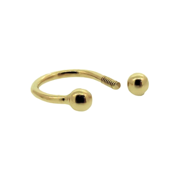 PIERCING NARIZ ORO PRIMERA LEY BOLAS 3