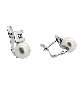 PENDIENTE COMUNION ORO BLANCO 1ª LEY