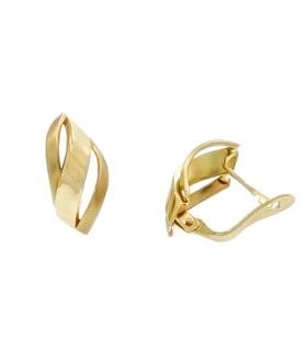 PENDIENTE MUJER ORO 18 KTES. 16 X 8 MM