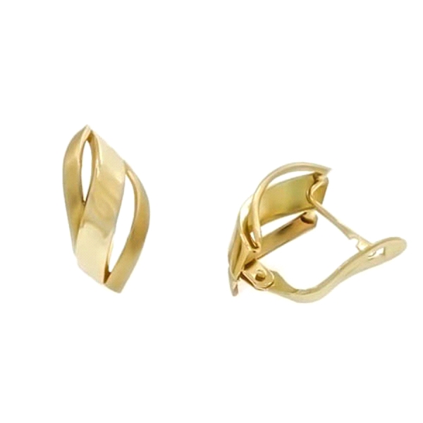 PENDIENTE MUJER ORO 18 KTES. 16 X 8 MM