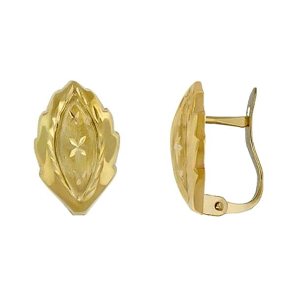 PENDIENTE CLASICO ORO 18 KTES. TALLASDO