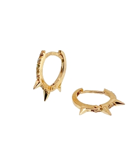 PENDIENTE CRIOLLA UNISEX ORO 18 KTES. 10