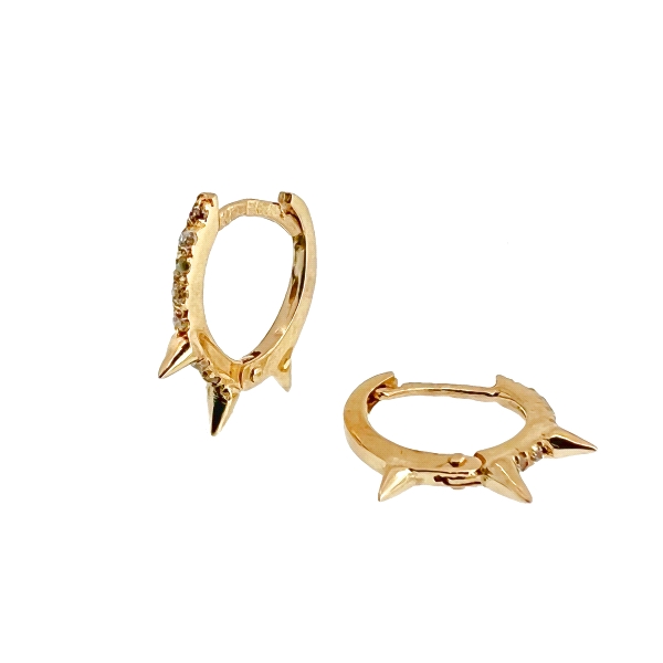 PENDIENTE CRIOLLA UNISEX ORO 18 KTES. 10