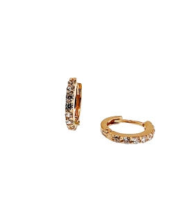 PENDIENTE CRIOLLA UNISEX ORO 18 KTES. 10