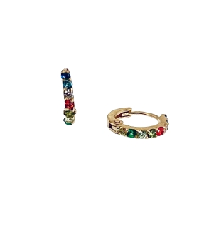 PENDIENTE CRIOLLA UNISEX ORO 18 KTES. 10