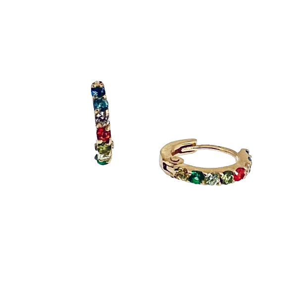 PENDIENTE CRIOLLA UNISEX ORO 18 KTES. 10