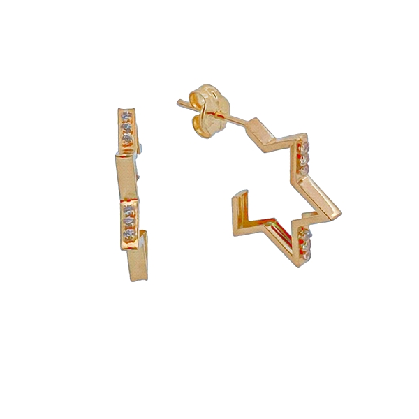 PENDIENTES ARO CRIOLLA ORO 1ª LEY 16X1.6