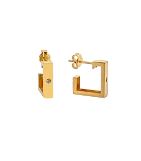PENDIENTES ARO JUVENIL ORO 1ª LEY 11 MM