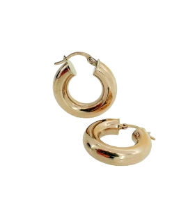 PENDIENTE CRIOLLAS MUJER ORO 18 KTES.