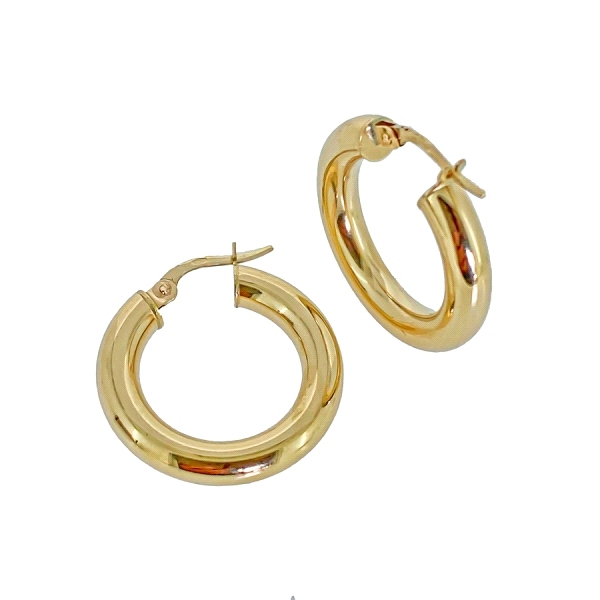 PENDIENTE CRIOLLAS MUJER ORO 18 KTES.