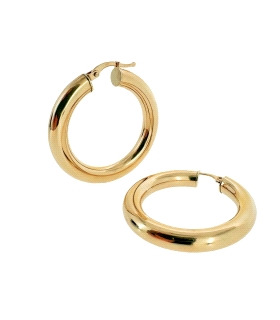 PENDIENTE CRIOLLAS MUJER ORO 18 KTES.