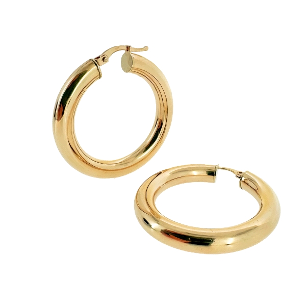 PENDIENTE CRIOLLAS MUJER ORO 18 KTES.