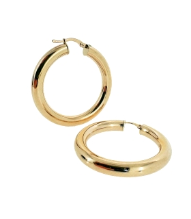 PENDIENTE CRIOLLAS MUJER ORO 18 KTES.