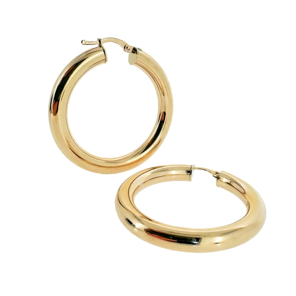 PENDIENTE CRIOLLAS MUJER ORO 18 KTES.