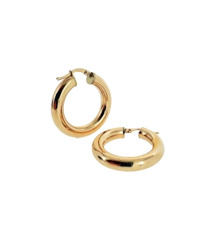 PENDIENTE CRIOLLAS MUJER ORO 18 KTES.