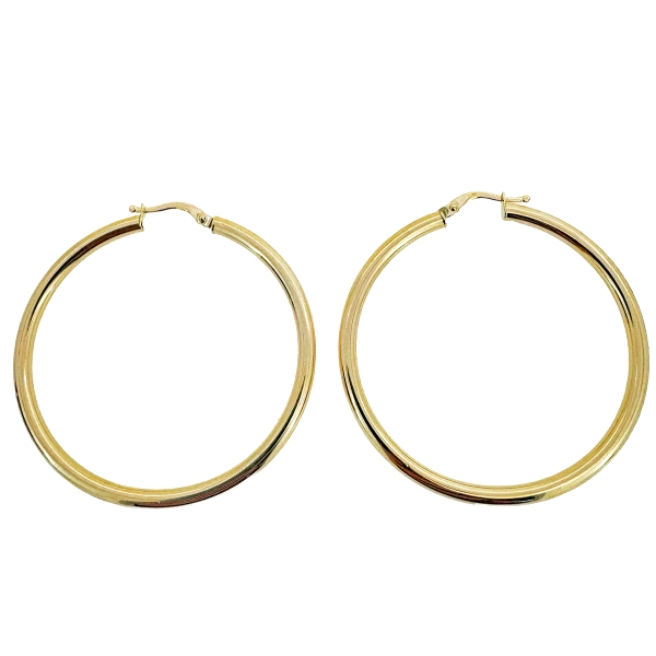 PENDIENTE CRIOLLAS ORO 18 KTES. 3 X 49 M