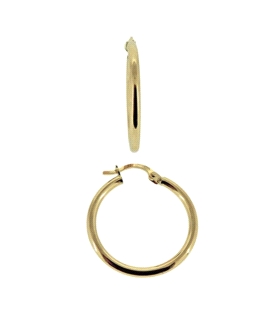 PENDIENTE CRIOLLA ORO 18 KTES. 2 X 22 MM