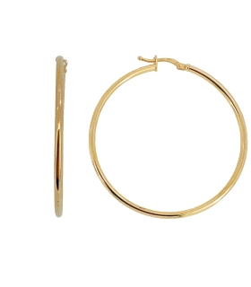 PENDIENTE CRIOLLA ORO 18 KTES. 2 X 45 MM