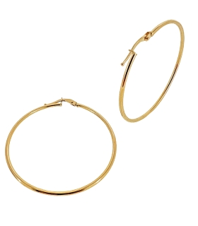 PENDIENTE CRIOLLA ORO 18 KTES. 1,50 X 42