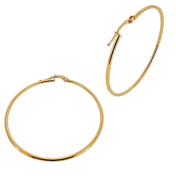 PENDIENTE CRIOLLA ORO 18 KTES. 1,50 X 42