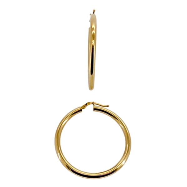 PENDIENTE AROS ORO 1ª LEY 3 X 35 EXTERIO