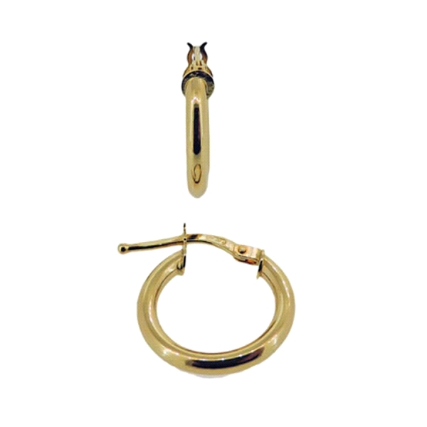 PENDIENTE CRIOLLA ORO 18 KTES. 2 X 14