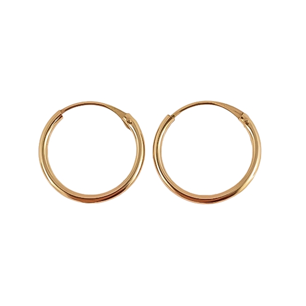 PENDIENTE CRIOLLA ORO 18 KTES. 1.20 X 12