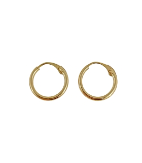 PENDIENTE CRIOLLA ORO 18 KTES. 1.20 X 10