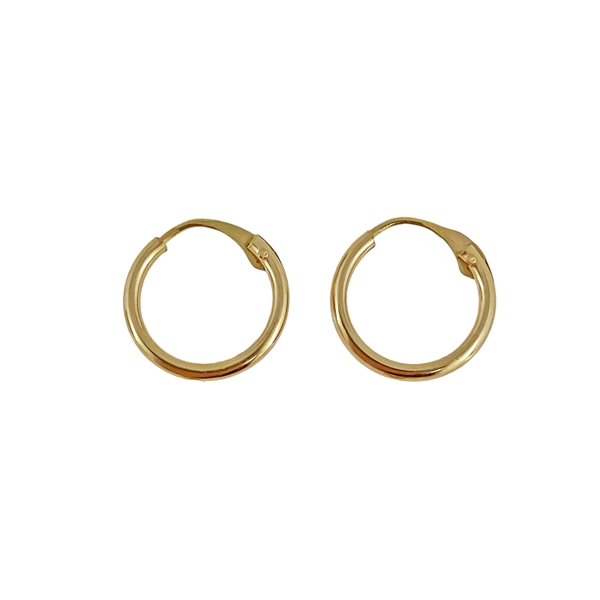 PENDIENTE CRIOLLA ORO 18 KTES. 1.20 X 10
