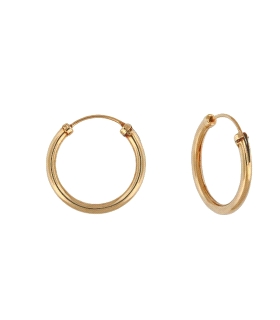 PENDIENTE CRIOLLAS UNISEX ORO 18 KTES. 2