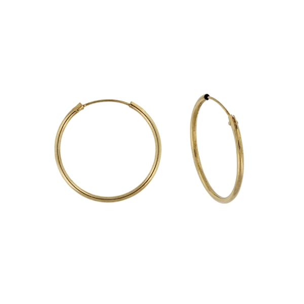 PENDIENTE CRIOLLAS UNISEX ORO 18 KTES. 1.20 X 16 MM. EXTERIOR