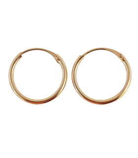 PENDIENTE CRIOLLA UNISEX ORO 18 KTES. 1X