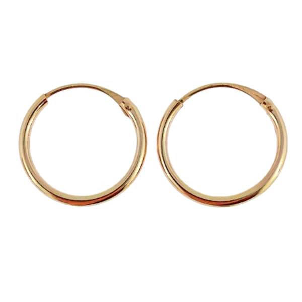 PENDIENTE CRIOLLA UNISEX ORO 18 KTES. 1X