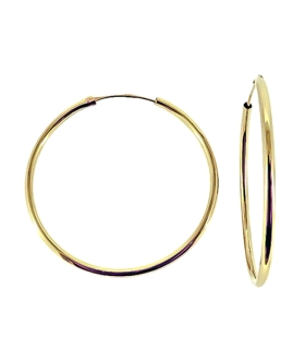 PENDIENTE CRIOLLAS UNISEX ORO 18 KTES. 1