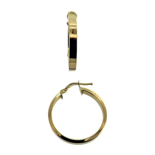 PENDIENTE CRIOLLA TABLA ORO 18 KTES. 1