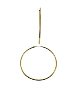 PENDIENTE CRIOLLAS ORO 18 KTES. 1,50 X 4