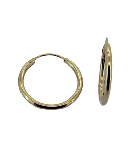 PENDIENTE CRIOLLAS UNISEX ORO 18 KTES. 1