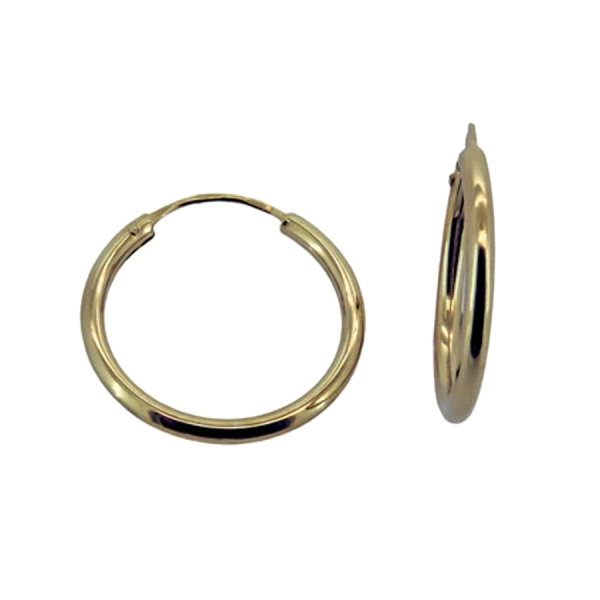 PENDIENTE CRIOLLAS UNISEX ORO 18 KTES. 1