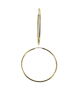 PENDIENTE AROS ORO 18 KTES. 1,20 X 35 EX