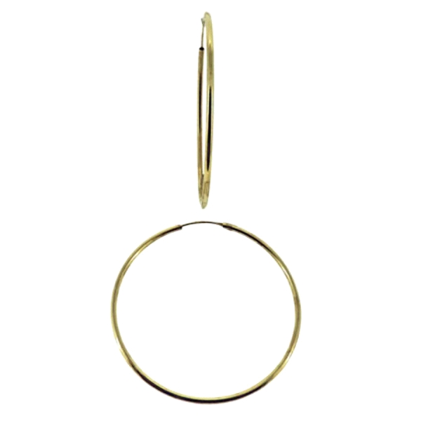 PENDIENTE AROS ORO 18 KTES. 1,20 X 35 EX