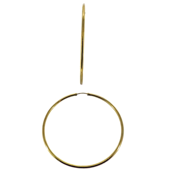 PENDIENTE CRIOLLAS ORO 18 KTES. 2 X 60 E