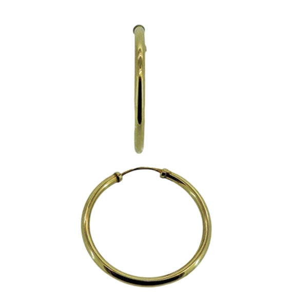 PENDIENTE CRIOLLAS ORO 18 KTES. 2 X 23.5