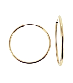 PENDIENTE CRIOLLAS UNISEX ORO 18 KTES. 1
