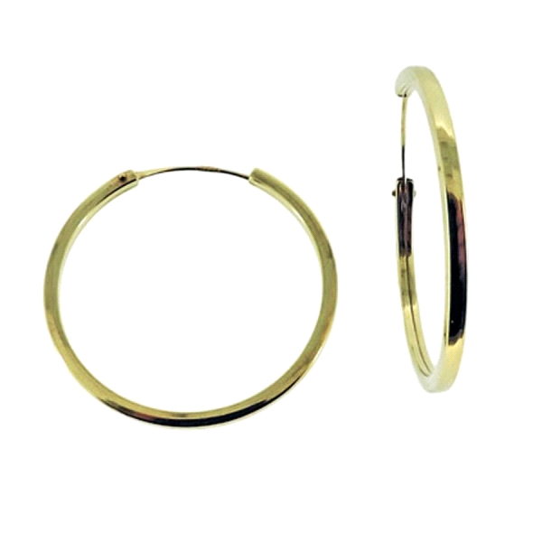PENDIENTE AROS ORO 1ª LEY TABLA 1.50X25
